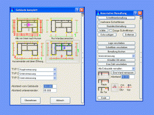 Bemassung CAD Achitektur für AutoCAD BricsCAD MicroStation